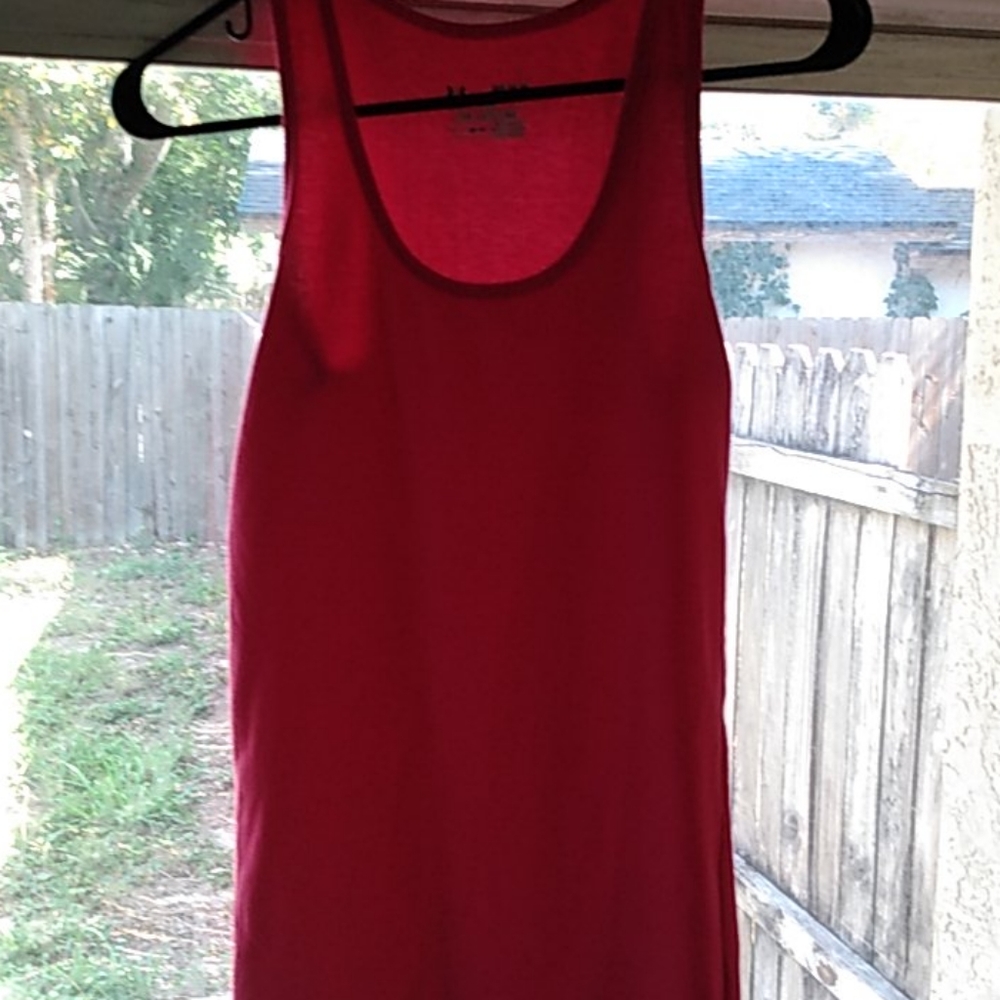 under armour fitted tank top